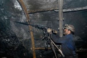 Un Barrenista en la Mina de La Escondida